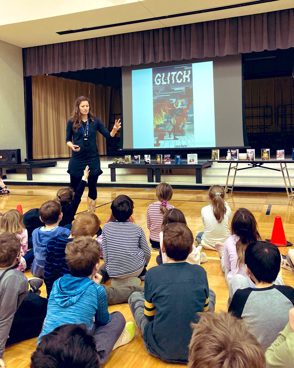 It was an extra special day today <a href="/TowneMeadow/">Towne Meadow</a>! We hosted author Laura Martin! Dinosaurs, Bigfoot, sea monsters, and time travel! We had a blast!
