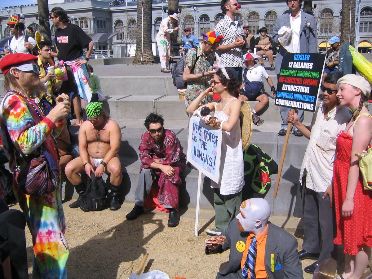 tigerbeat's tweet photo. Frank Chu turns 62 today. Frank at a Ukraine protest on March 6, @ststupid April 1, 2005, @SFGiants 2006, an Iraq War protest in 2008. A 2004 @SFWeekly profile https://t.co/tvZuRxvkNp Over 300 more photos of #FrankChu (or about him)  https://t.co/6rRcwZtwPx #12Galaxies #ststupid https://t.co/veJpnoaJtq