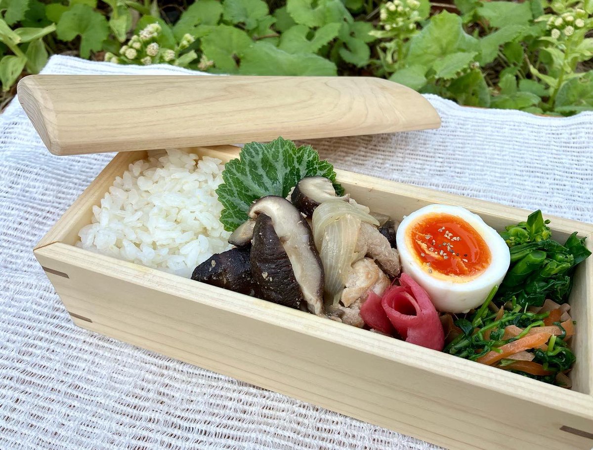 aya_wappabento's tweet photo. ‥今日のお弁当‥
豚肉と椎茸のバター醤油炒め
ハコベと人参のナムル
菜の花のお浸し
味玉
紅生姜
おはようございます。
今日は、椎茸たっぷり炒め物。
副菜のナムルにはハコベ🌱
癖がなく食べやすい。
菜の花も入ってすっかり春なお弁当です。
#おべんとう #今日のお弁当 #お弁当記録 #野草 #obeto https://t.co/JSlrrqhphG