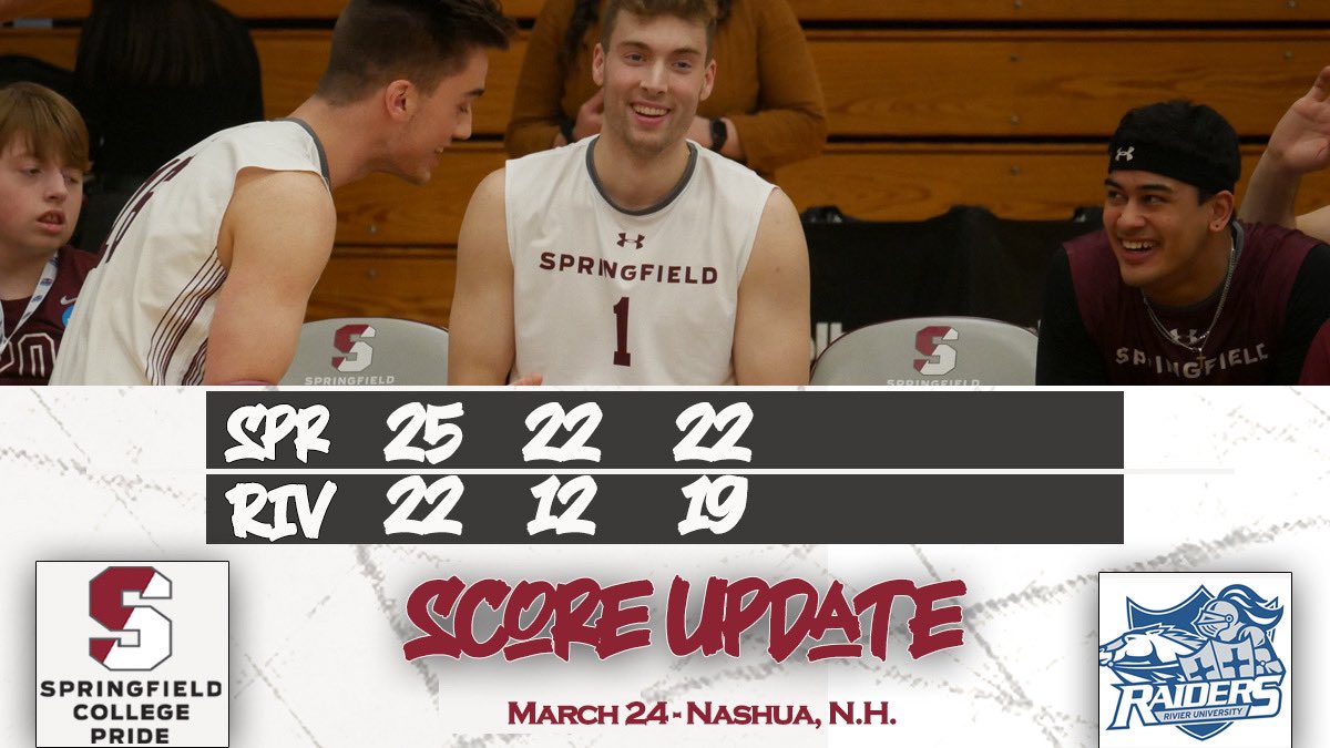 SpfldCol_MVB's tweet photo. Another one!!! The boys were fired up and ready to go with a 3-0 sweep against Rivier College!! We have two matches and Senior night on Saturday!! We will see you in the Mecca on Saturday!! Go Pride 🔻 #SCVB #D3VB https://t.co/yiBIHq3H2b