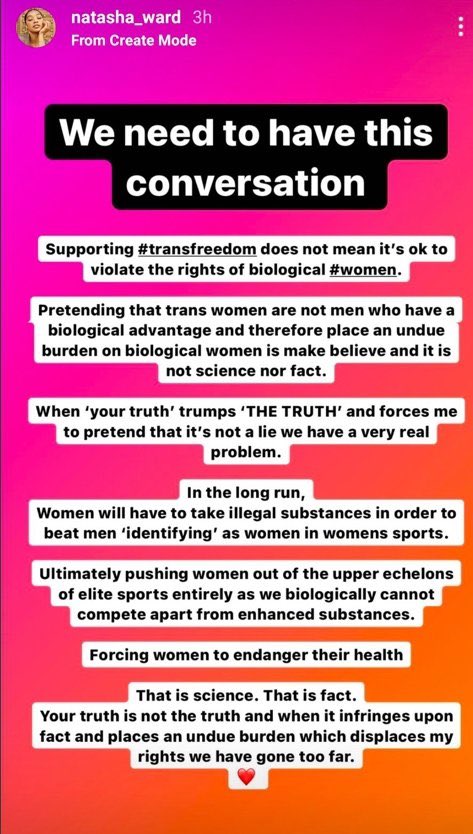 RealEweez's tweet image. Where’s the lie? #LiaThomas #Athletics #defineWoman