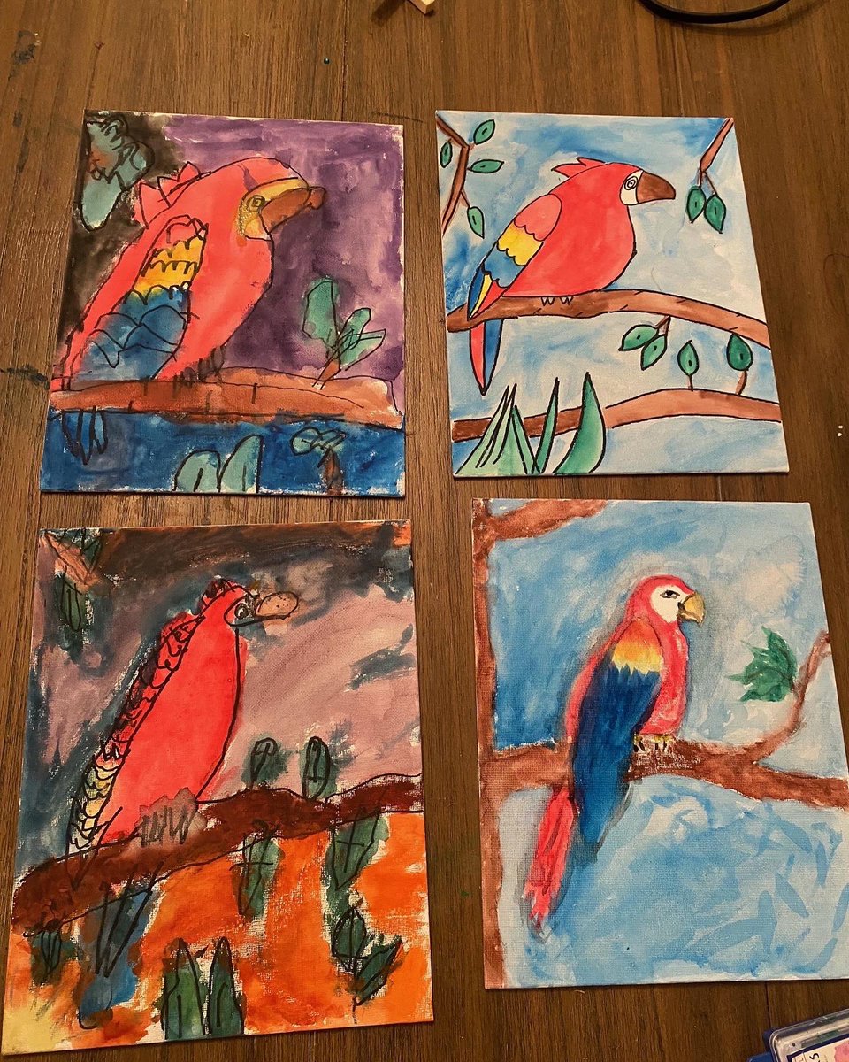 There is so much artistic talent at Pontiac!! We had an awesome Virtual Paint Night!!!