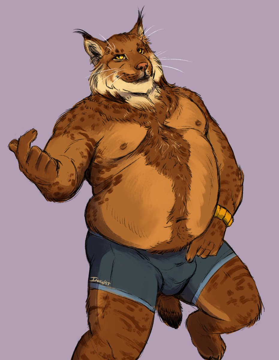 SeaweedStripes's tweet photo. NSFW////

I've had a taste for dads lately. Not that many thick lynx around, figured I'd fix it! https://t.co/G4uHJLmfim