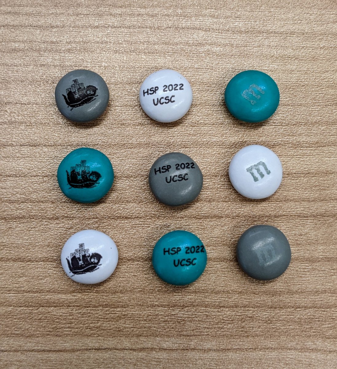 Thank you @TeaAnd_OrCoffee for these lovely #HSP2022-themed M&M's! They're the only Chuspie-adorned things we didn't think of making for ourselves!