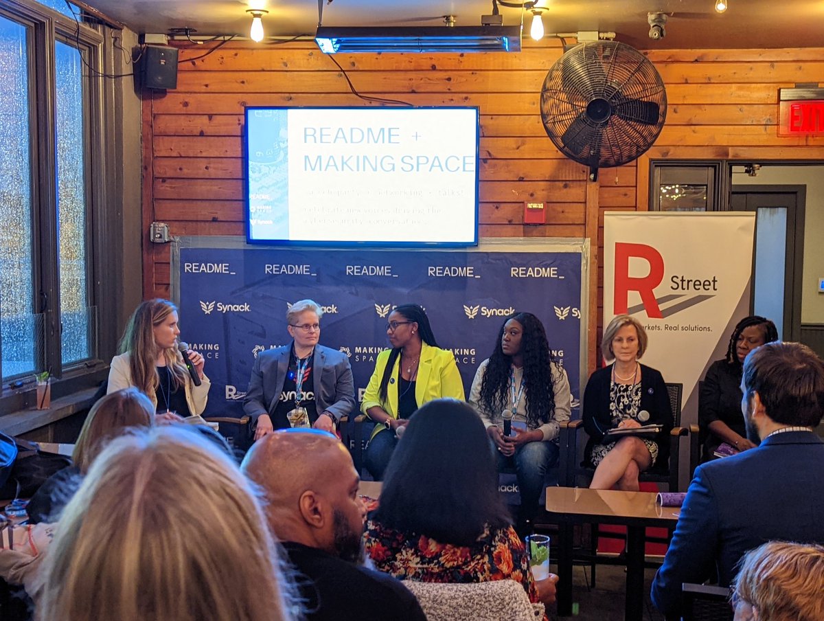 Amazing to see (in-person) how <a href="/RSI/">R Street Institute</a> Making Space is building a diverse community and raising new voices in cybersecurity!
makingspacepledge.org