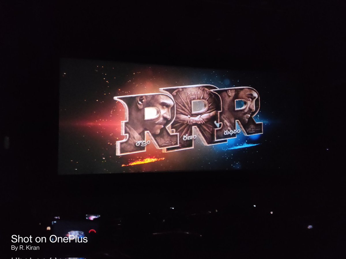 RayaproluKiran's tweet photo. It's all time biggest blockbusterRRR 👍🏻👍🏻👍🏻
Fantastic story with super fights, excellent performances n nice visual effects 👏🏻
Kudos to entire team of #RRRMovie #BlockbusteRRR 🤟🏻
@AlwaysRamCharan @tarak9999 @ssrajamouli https://t.co/D5vukhwO1C