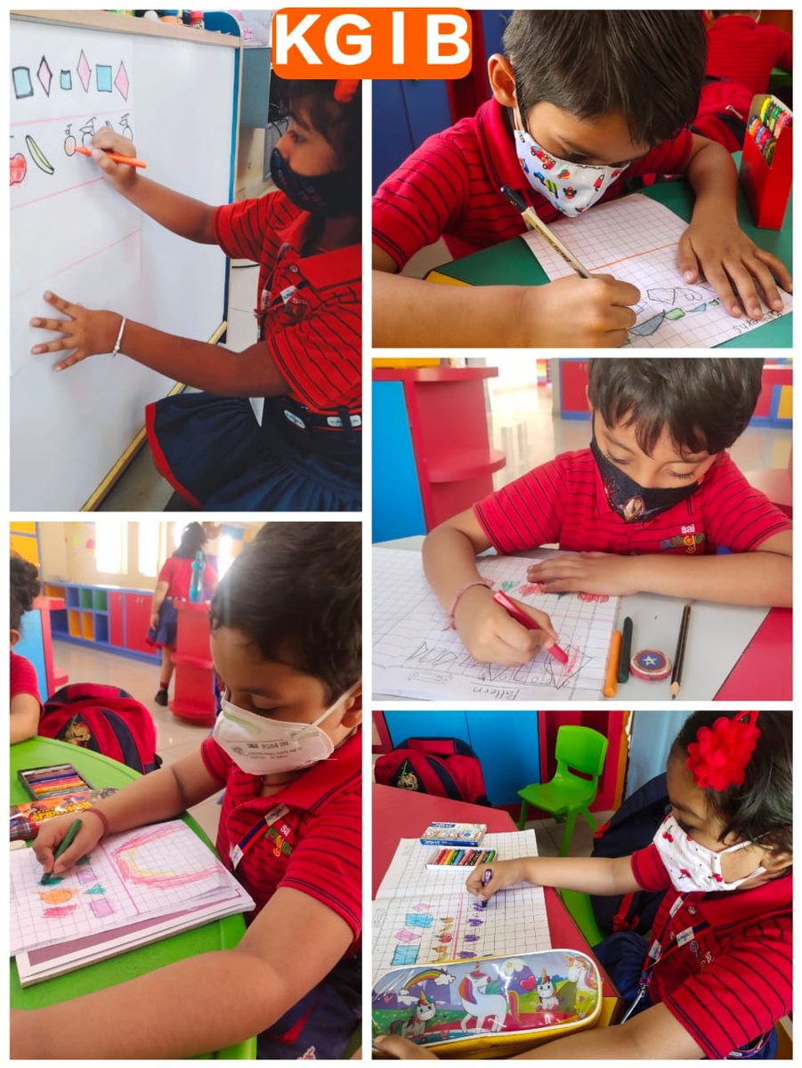 SAI_Edu_In's tweet photo. My Patterns
The Pattern kinder of KG I did an amazing activity where they used real-life objects to understand what comes next and drew their patterns of shapes, colours, and objects.
#Mypatterns
#Sequence
#Playfullearning
#Eyehandcoordination https://t.co/BLyvz5gWyH
