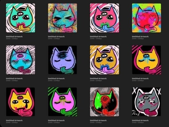Epic Thundercat ⚡️🐈⬛️ 🇨🇦 (@epicthundercat) on Twitter photo I NEED AN OPINION FROM COLLECTORS AND ARTISTS!
Do you like these with color backgrounds or should they be all black backgrounds with colored cats, to be uniform? 🤔 Myself and the other artist can't decide haha.
(Cats I made for <a href="/MindMonster_NFT/">Mind Monsters</a> ) I NEED AN OPINION FROM COLLECTORS AND ARTISTS!
Do you like these with color backgrounds or should they be all black backgrounds with colored cats, to be uniform? 🤔 Myself and the other artist can't decide haha.
(Cats I made for <a href="/MindMonster_NFT/">Mind Monsters</a> )
