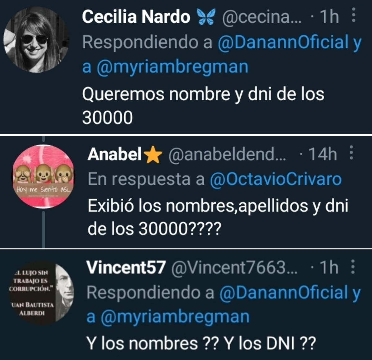 Y como era de esperarse, en el día de la memoria, la gorra sale a pedir documentos...