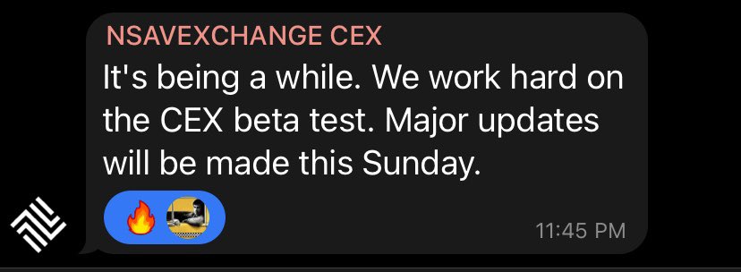 TheTravisBickle's tweet photo. $NSAV CEX updates coming. So many things cookin, NSAV will be a revenue monster soon. #CEX #Metaverse #Crypto #gaming #BuyNowOrCryLater #DYOR https://t.co/tITfat5TKl