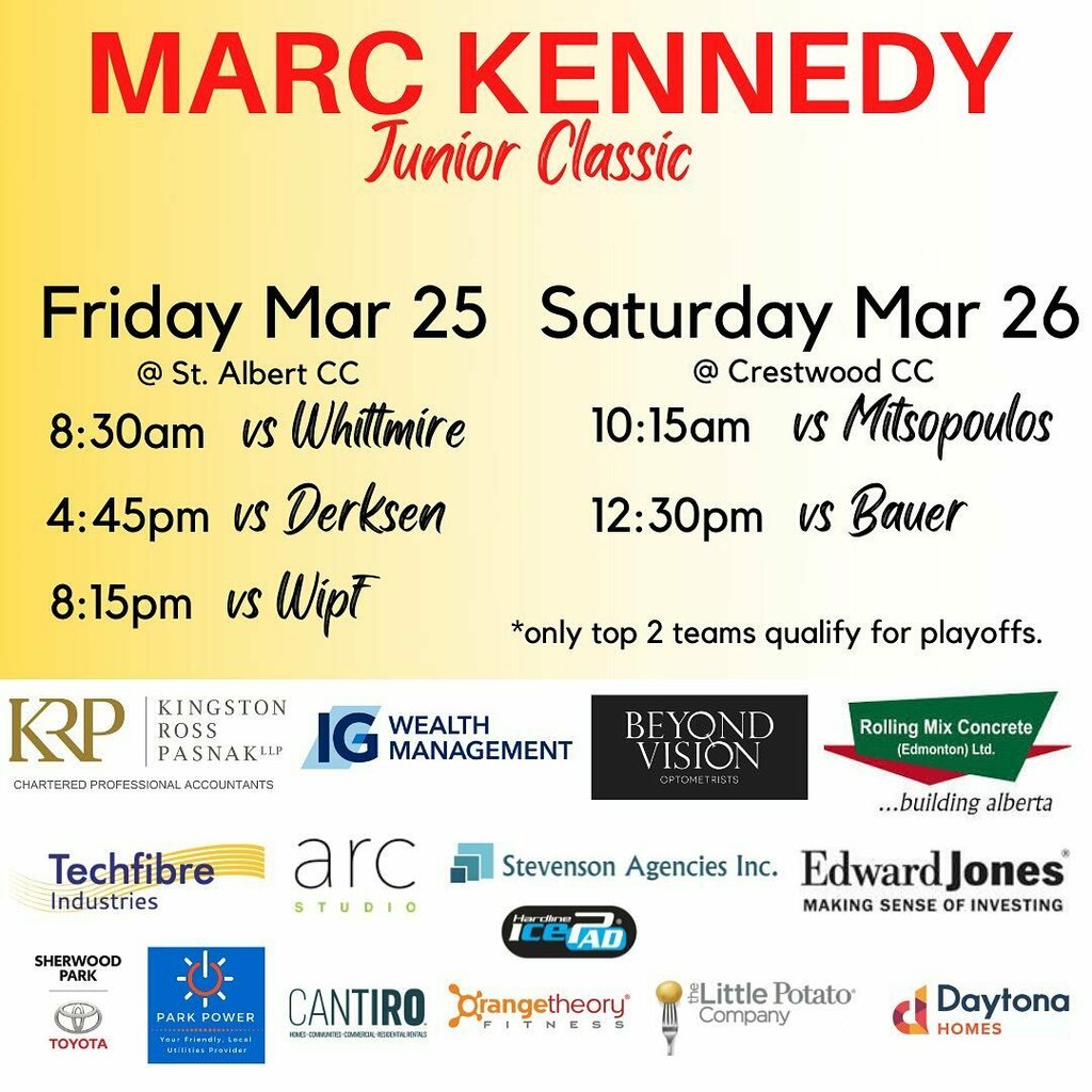 We have a full weekend ahead. Lots of curling, hot shot competition, dinner, guest speaker and dance. Also excited to play against some Saskatchewan u18 teams. Only the top 2 go to Championships! 

@krpllp 
@beyondvision 
@igwealthmanagement 
@rollingmix… instagr.am/p/Cbg5DpVMwtm/