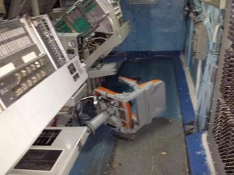 Tuckerpete's tweet image. .@museumships @StocktonHistory the USS Lucid MSO-458 being restored by The Stockton Historical Maritime Museum supposedly installed the helm from the #USSRanger CVA-61 that was stolen by @USSMidwayMuseum when they ransacked our ship as @SaveUSSRanger worked for our own museum.