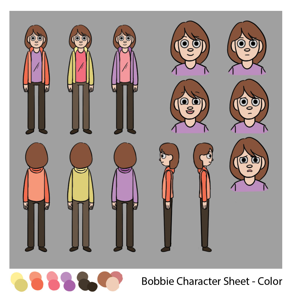 PlaceHProd's tweet photo. Here are our character designs created by Zoey French! https://t.co/RZPCK7JVNx
