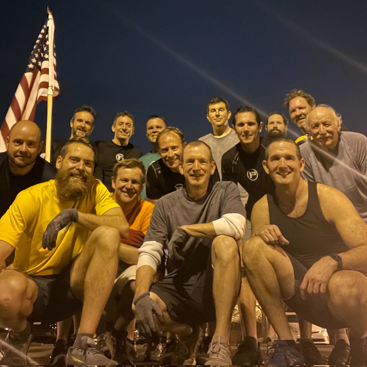 F3Churham's tweet image. 43 across 5 AOs, including 15 at what was TECHNICALLY the soft launch of new Carrboro site Hogan's Heroes. Off to a great - if unofficial - start. T claps to site Qs Laces Out (@nalyticsatwork) and Twitterless Malware. 🫡🪖 #ISeeNothing #references @F3Nation