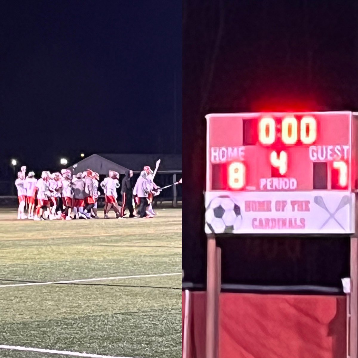 RussoTeach's tweet photo. First win of the season! Great job Boys @Mentor_Lax Your Cards we’re victorious over Brecksville!!! #CardsCompete #TheStandard @MentorAthletics https://t.co/TxkfrA1XTF