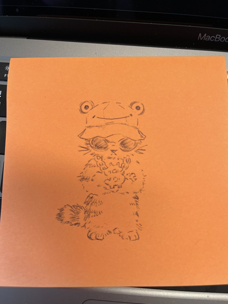 moooootchell's tweet photo. more work doodles!
today 4 people asked me about the buff bear he is my baby and reminds me i can do it and guards me on my scanner 🥰 https://t.co/IwzhniSLNw