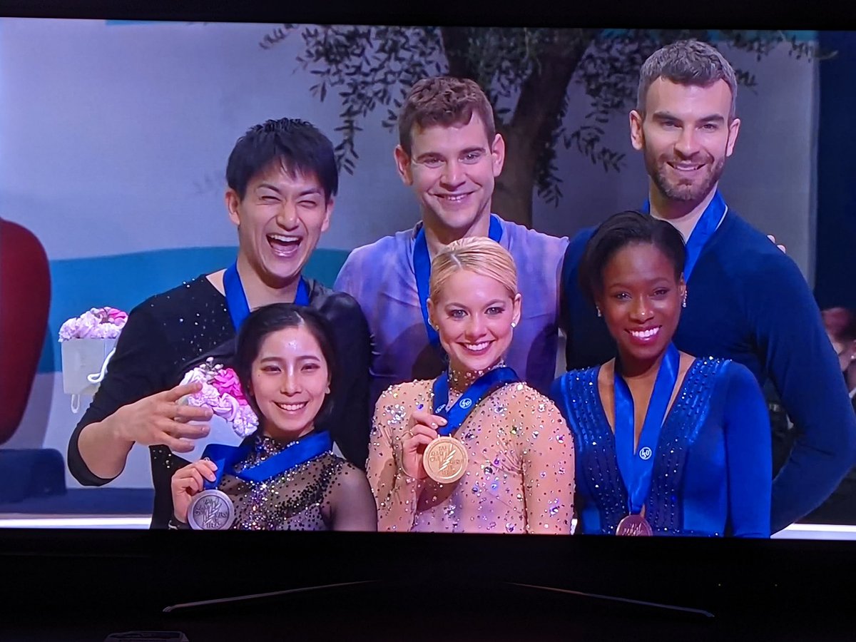 sqlenergy's tweet image. Love getting to see their smiles!!! #worldfigureskatingchampionships