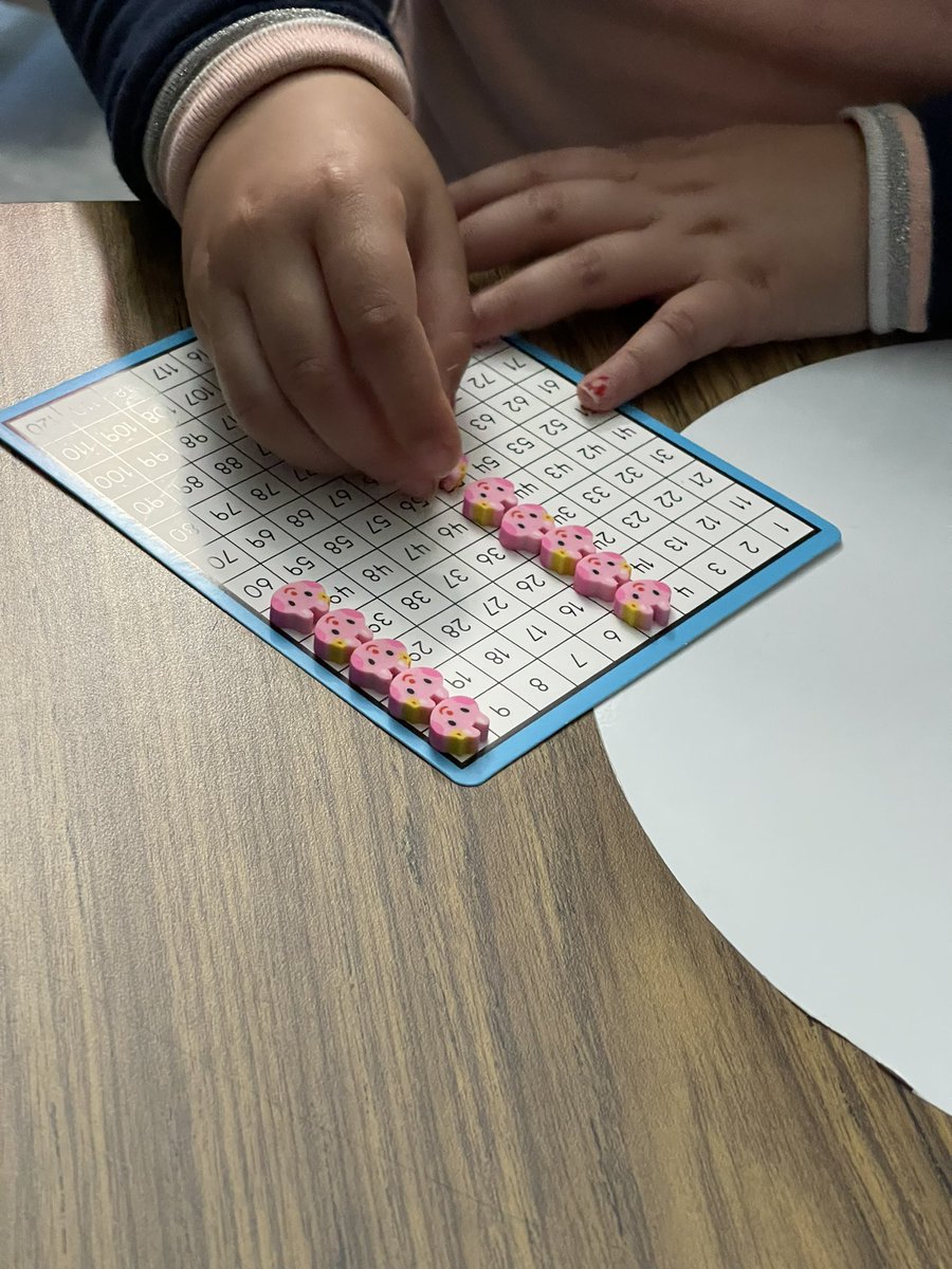 MsRadt_2nd's tweet photo. Thanks @amazon for these mini erasers! They make great manipulatives to help us review skip counting on a 120s chart. #mathtime #msradtsclass @SCESStars https://t.co/1q65zIFE4u