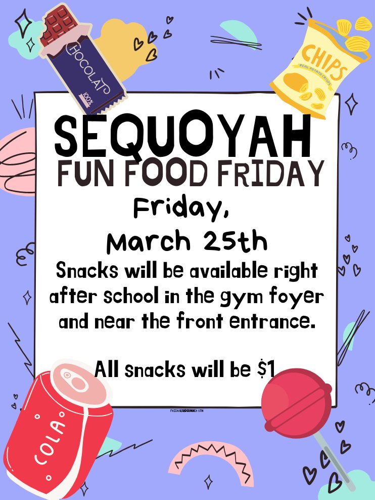 Tomorrow is Fun Food Friday!