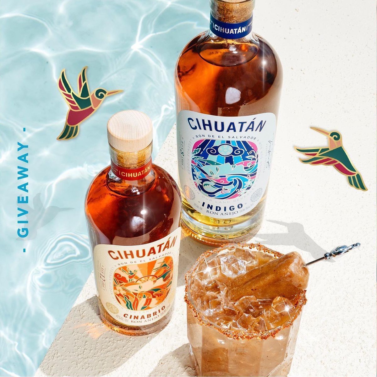 ¡Queremos brindar con ustedes!☀️
Gánate un Pack de Verano con Cihuatán Indigo y Cinabrio para tus drinks de Semana Santa🥃
Cuéntanos, ¿Cuál es la botella de Cihuatán que llevarás estas vacaciones? 

#ComparteTuCihuatán