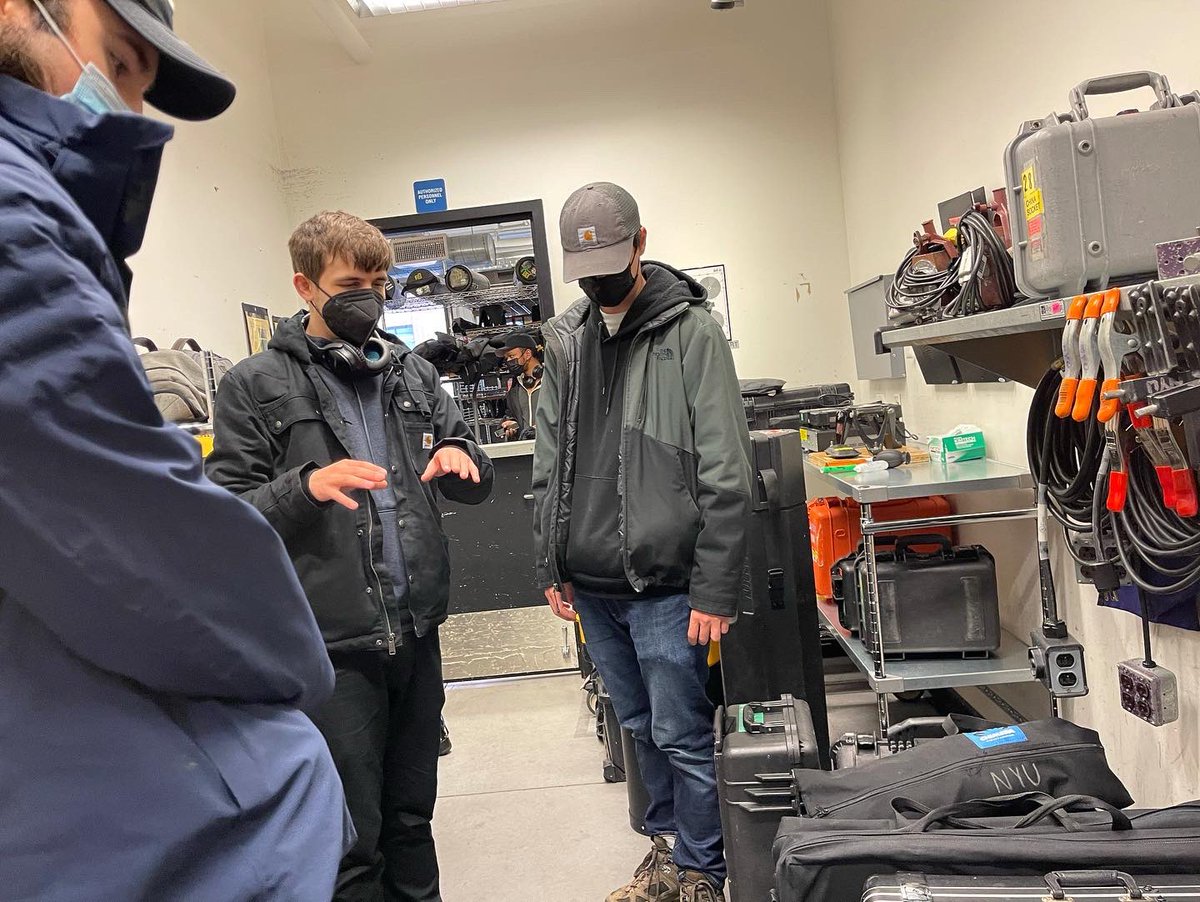 HeMadeHisBed's tweet photo. We got our equipment, and we’re ready to start to filming! So excited for our first day of production tomorrow! 🎥 https://t.co/pgsGbNiGM4