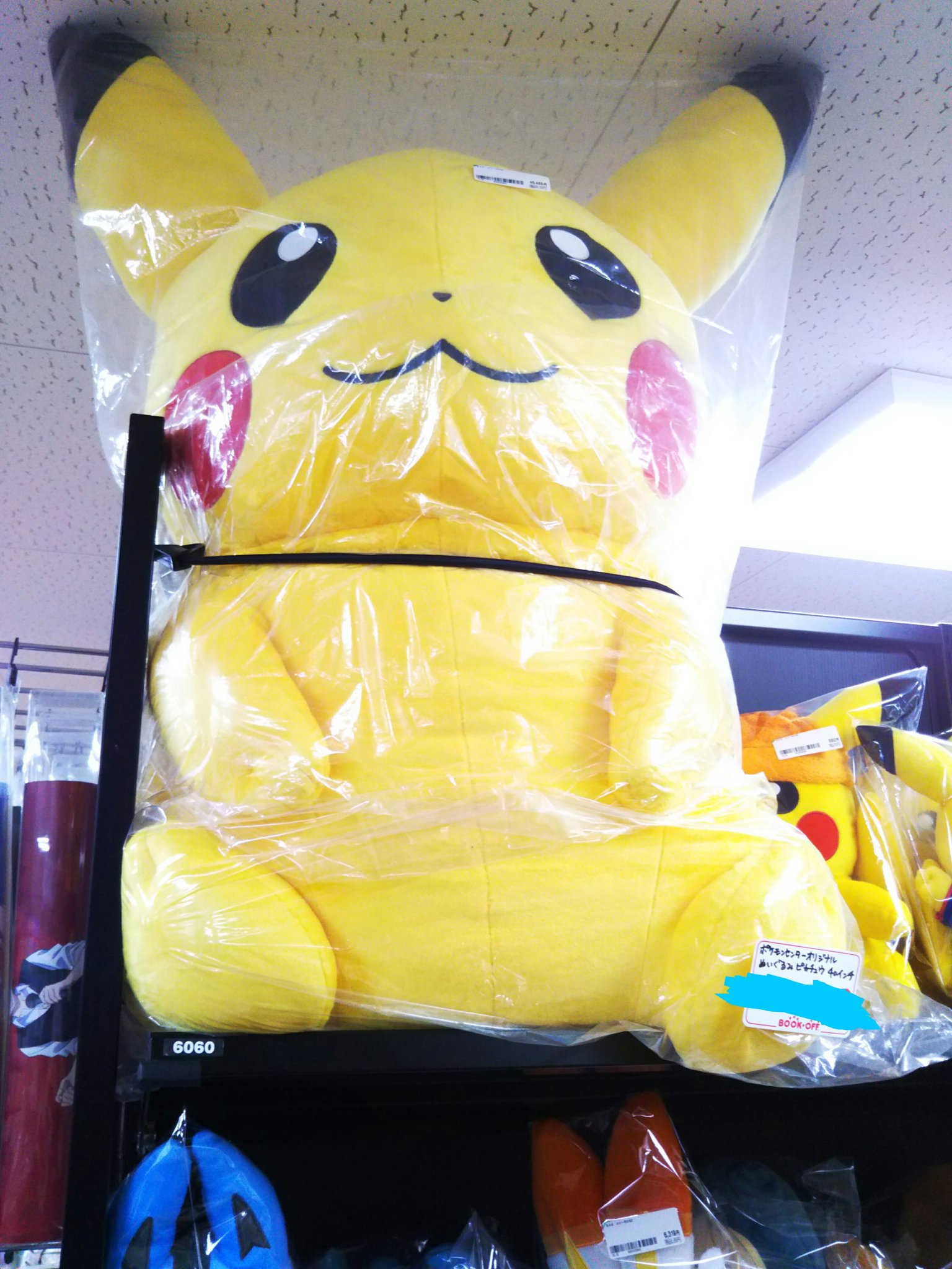 希少 レア ピカチュウ BIG ぬいぐるみ Amazon.co.jp: ポケモンセンター