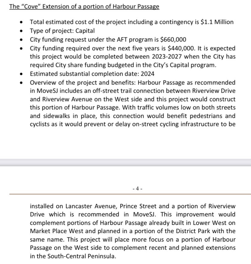 Great News!
<a href="/cityofsaintjohn/">City of Saint John</a> is applying for federal funding to extend Harbour Passage along our trail! Y’know. The one you helped rehabilitate. Thank you! Your sweat demonstrated the community’s support. We’ll keep maintaining it until the funding is approved🤞 @MPWayneLong