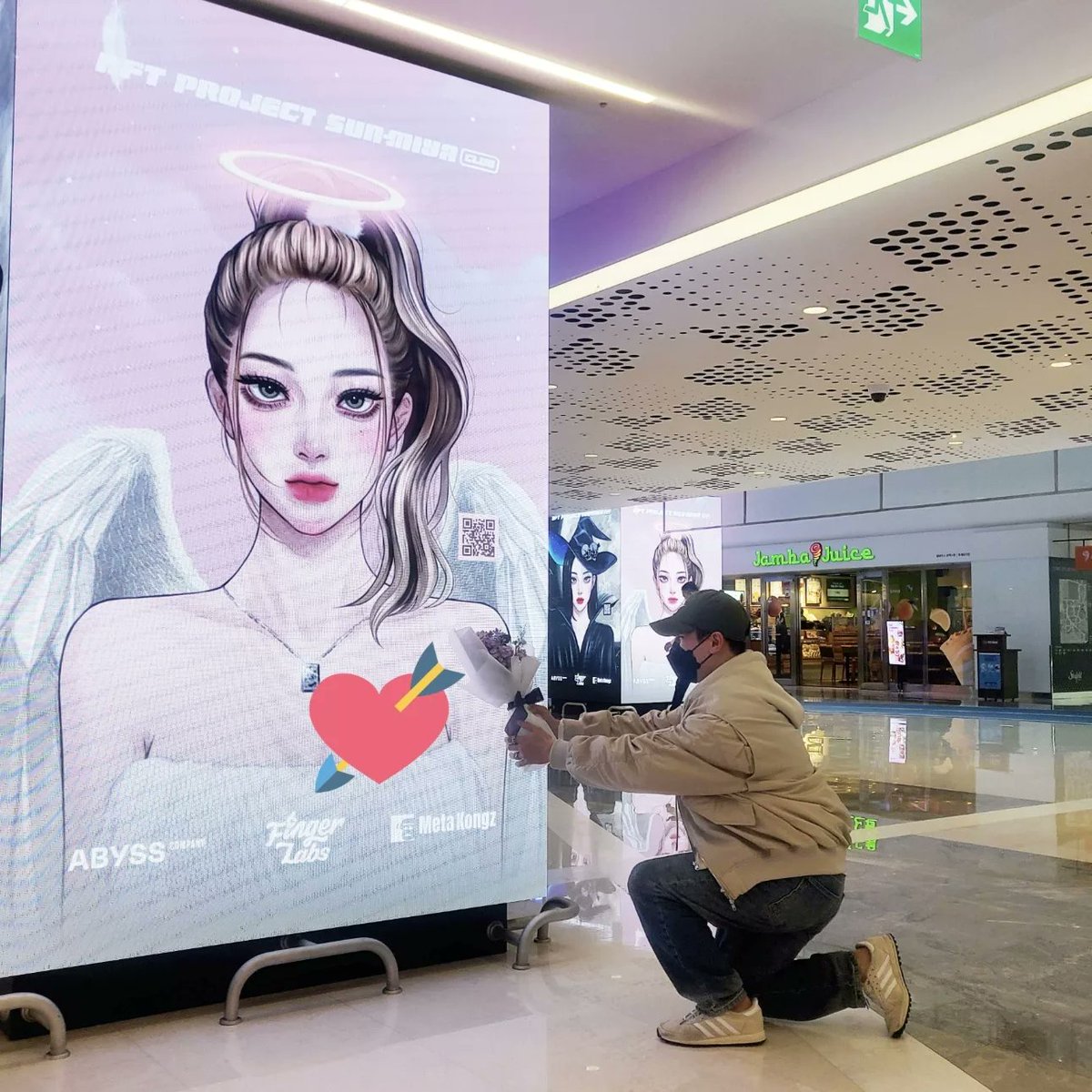 LOVETIMEDEATH17's tweet photo. @SunmiyaClub Sunmiya ~♡ 여자친구한테도 못해준 꽃과 무릎을 너가 꿇렸구나. 인증!!
코엑스에서:)
#sunmiyaclub_coex #sunmiyaclub_timessquare #sunmi 
@SunmiyaClub 
https://t.co/TI9P9T5JbG

@heemangeee @river2161 @dfw123490 @UN19UE19 @hb535777 @Kjun1404 @charmingji71 @gardenpark92 https://t.co/B6kxl7YHqS