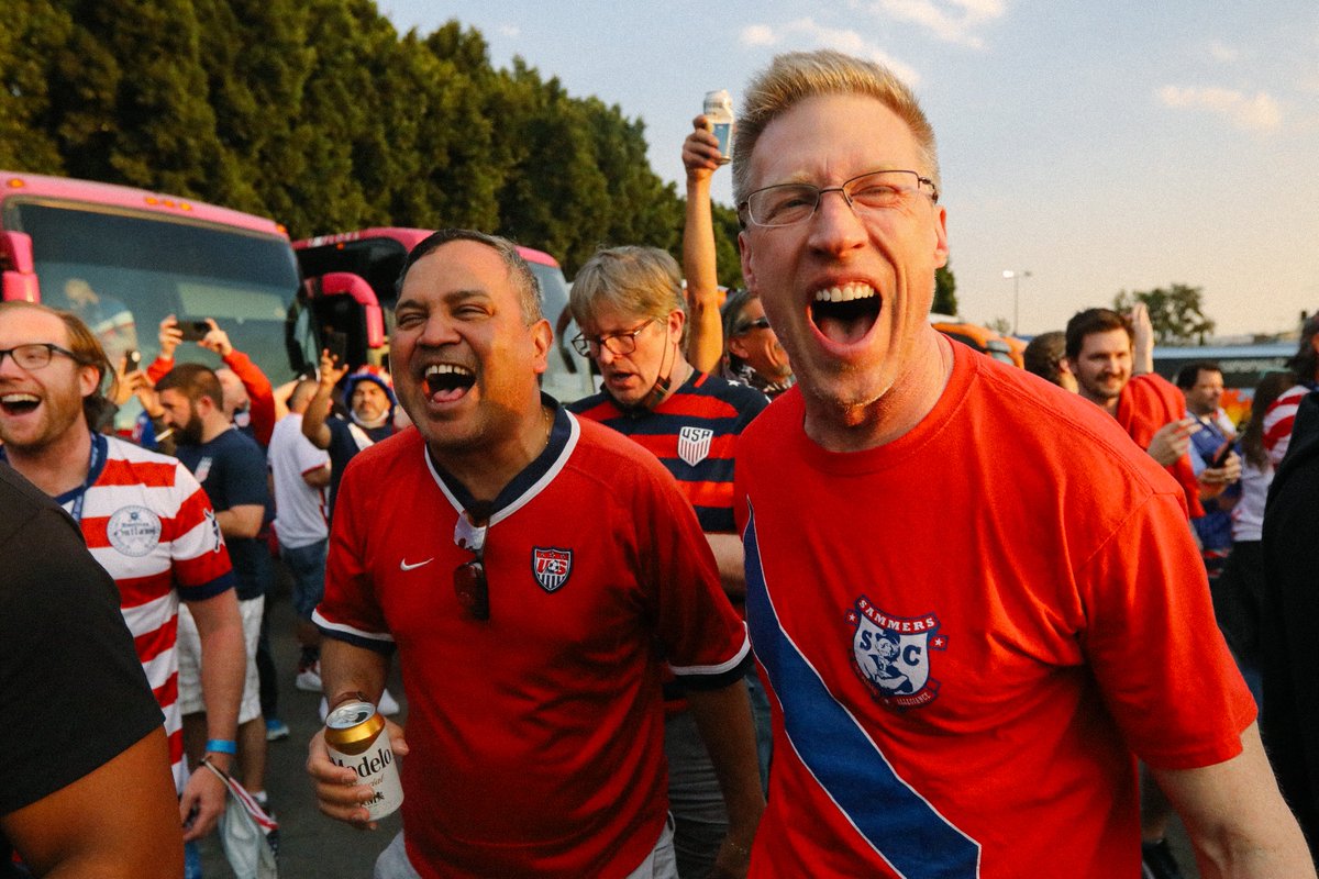 USMNT's tweet photo. ❤️ Away Support 💙

We love ya. https://t.co/N0KdQRE7kB
