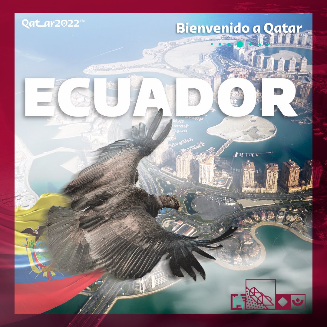¡Felicitaciones Ecuador 🇪🇨 por clasificar a #Qatar2022! 

Ya estamos ansiosos por darles la bienvenida en Doha 🙌