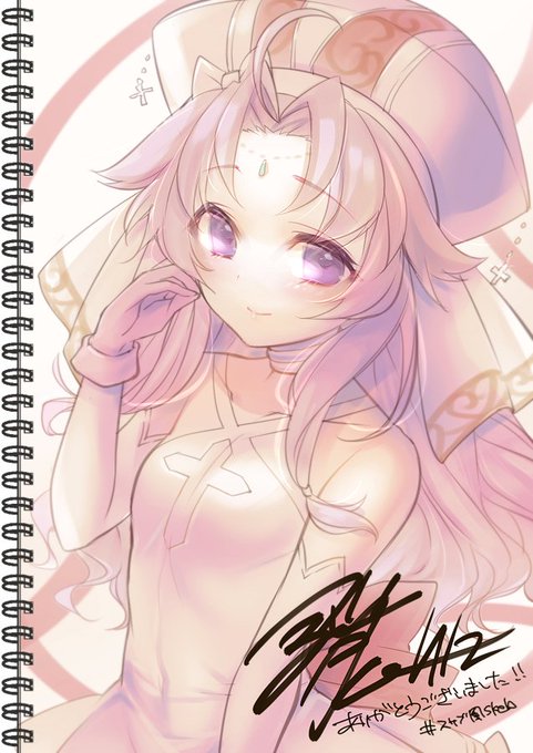 イリスちゃん #スケブ風skeb ご依頼ありがとうございます!
#アイギスお絵描き  #千年戦争アイギス 