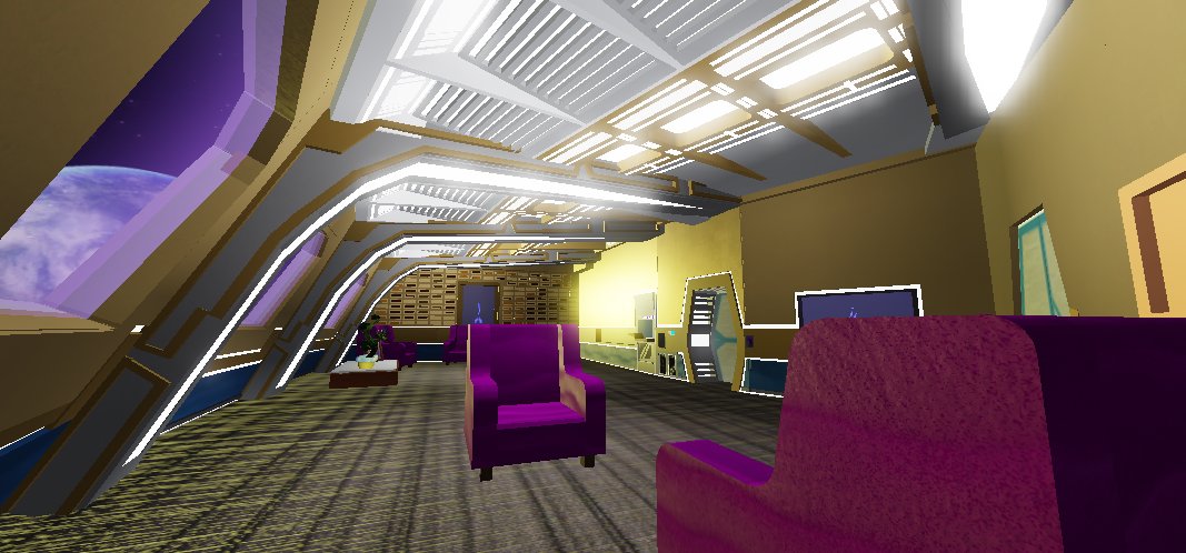 AZachet's tweet photo. USS Columbia, @ZetaForce_ 's Official flagship. Our lovely Bridge and ready room. Thanks to those amazing builders who helped along the way! @MsxLegend33 @ANDREWBRADIMORE @Chielsema5301 and many more! @Roblox https://t.co/h0DY49zrfu