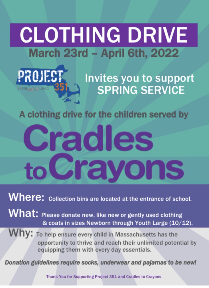 Here is more info about our drive! Any donations are greatly appreciated :)