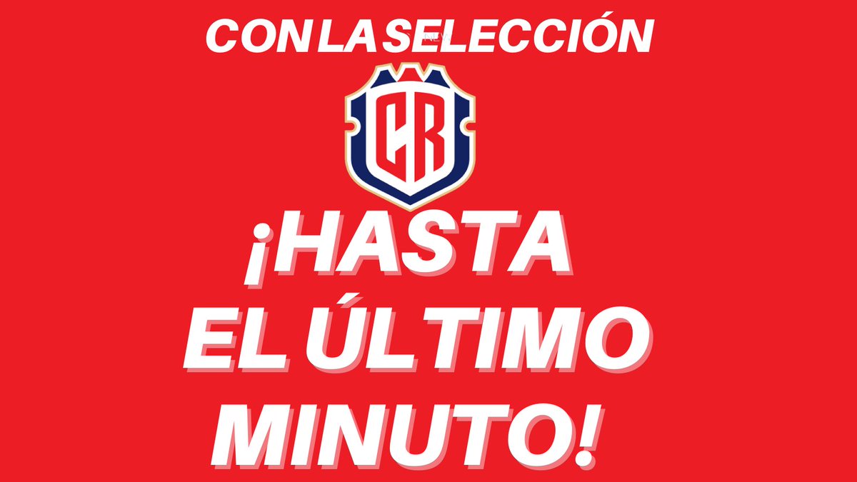 ¡Hasta el Último Minuto!
🇨🇷 🔵 🇨🇷 🔵 🇨🇷 🔵 🇨🇷