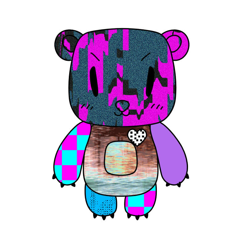 Lovely evening to go visit my XCOPY Plasma Bears in the vault