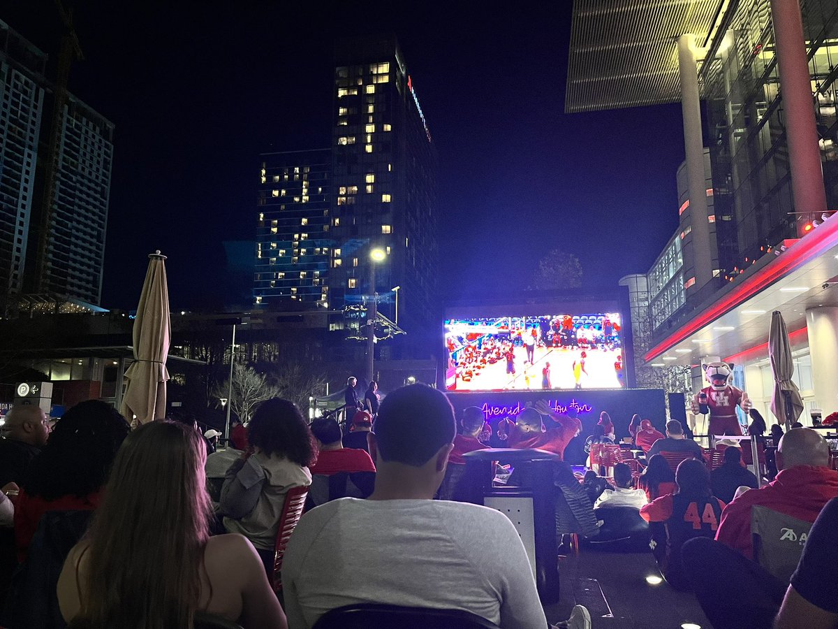 Bea Rivera (@riverabeatriz31) on Twitter photo Checking in at the official watch party for <a href="/UHCougarMBK/">Houston Men's Hoops 🏀 🐾</a> Sweet Sixteen run, minutes away from tip-off. My #EconMadness peeps who had Gonzaga winning, how are we feeling rn?! #GoCoogs Checking in at the official watch party for <a href="/UHCougarMBK/">Houston Men's Hoops 🏀 🐾</a> Sweet Sixteen run, minutes away from tip-off. My #EconMadness peeps who had Gonzaga winning, how are we feeling rn?! #GoCoogs