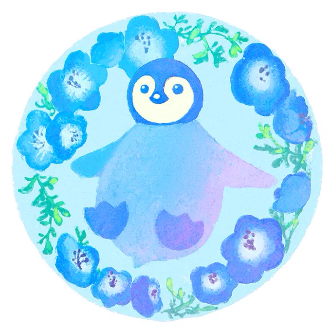 Flower penguin💐🐧 