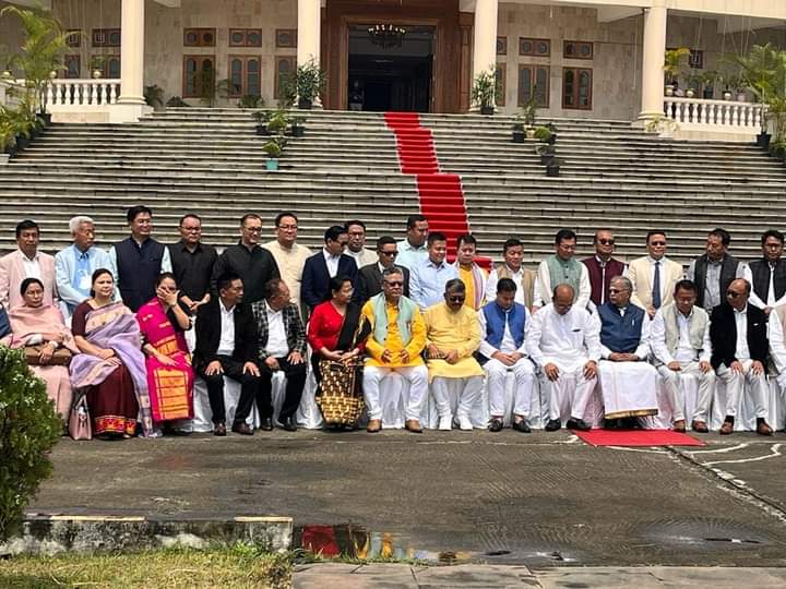 Attended the 1st Day of the 12th Manipur State Legislative 2022 Budget session started. My heartfelt congratulations to Sh Th Satyabrata Singh Ji on unanimously being elected as the Speaker of Manipur Assembly.