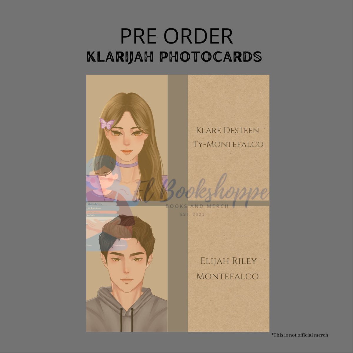 el_bookshopee's tweet photo. I still have excess for the KLARIJAH PHOTOCARDS

Plain background 130 bundle
With background 180 bundle

MOP GCASH
MOD Your choice except sco https://t.co/4ULCuNc6H7