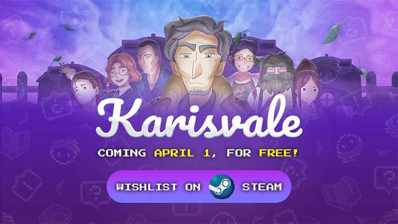 Karisvale will launch at 12pm PST on Friday, 4/1/2022. 
No, this isn't a prank. Yes, I know it's April Fools.

bit.ly/3NaITZk - Wishlist on Steam!

#indiegames #Steam #gaming