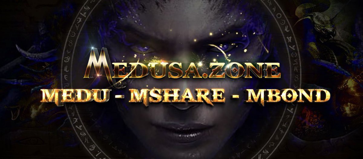 🐍Medusa - A MULTI-TOKEN PROJECT🐍

$MEDU (Medusa): the algorithmic token of Medusa Zone pegged to FTM through seigniorage. 

$MSHARE (Medusa SHARE): Token that measures the value of the Medusa Protocol

$MBOND (Medusa BOND): Token that helps incentivize changes in Medusa supply
