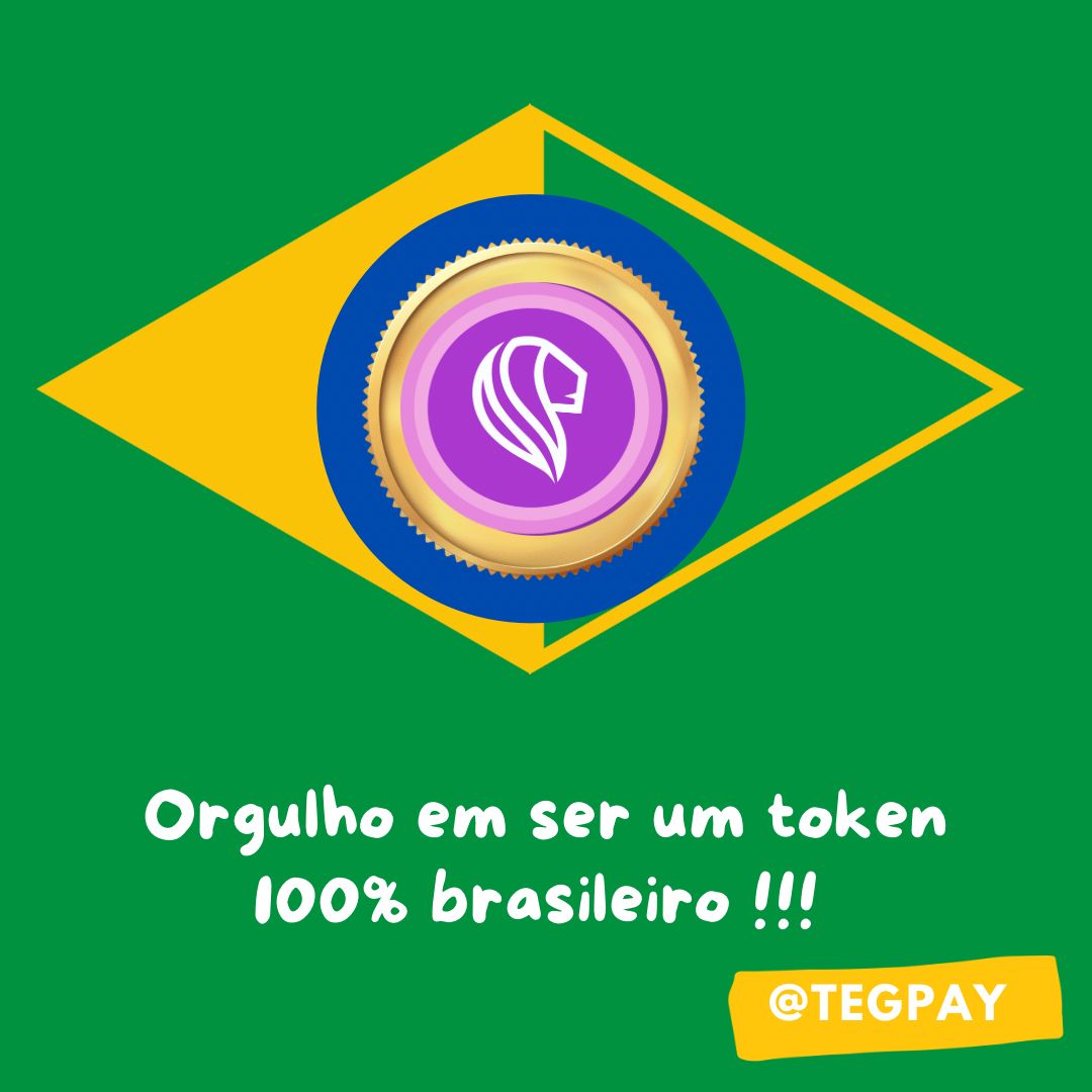 pay_teg's tweet photo. Nós somos um token criado por brasileiros. Mas não se engane! Nosso objetivo é conquistar o mundo !!

#somostegpay #tegshop #tegpay #token #cripto #finance #brasil #brasileiro #mercadofinanceiro #investimento #metaverso #rumoalua https://t.co/lnVMum1zMS