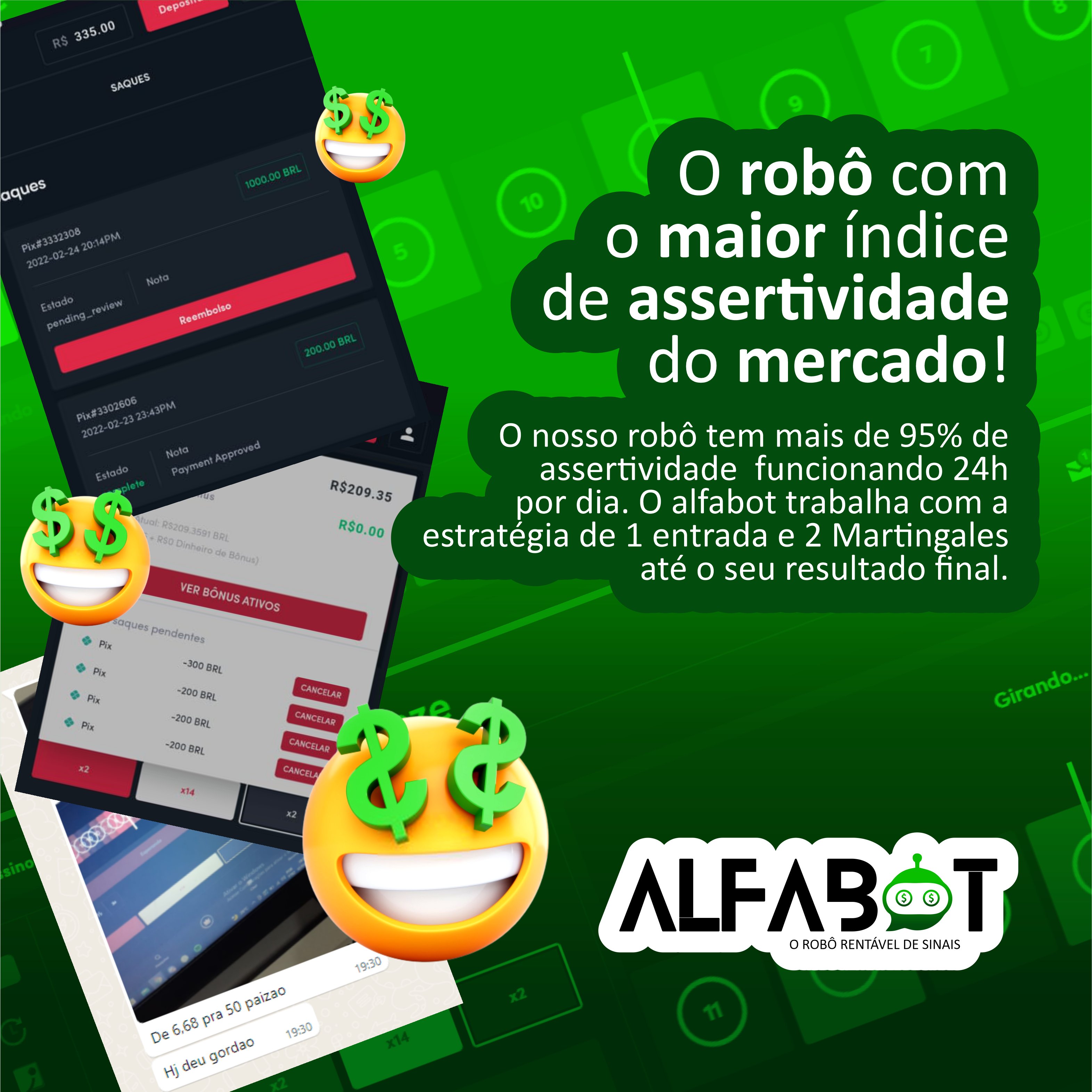 Alfabot - o Robô Double Blaze Rentável de Sinais - online - Sympla