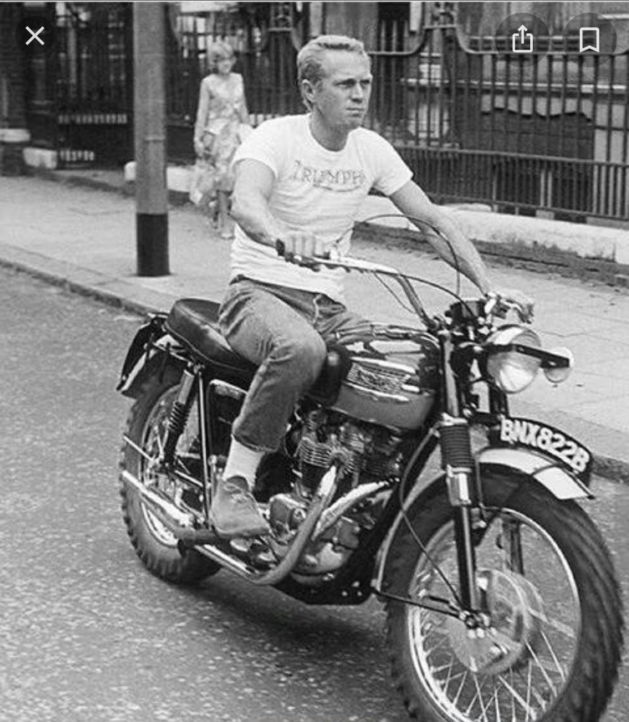 Happy Birthday to Steve McQueen . Forever your fan !  