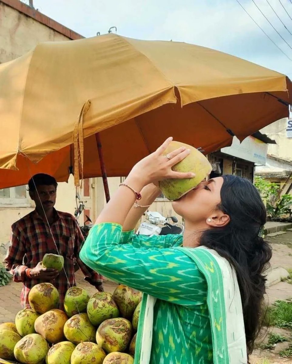 'The best way to drink coconut water is directly. Ugliest way is with a plastic straw', says Indian 🇮🇳 IFS officer Swetha Boddu. ❤️ Lets live green! Lets beat plastic pollution!