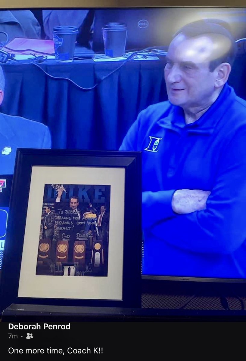 Give us one more Coach K!
<a href="/DukeMBB/">Duke Men’s Basketball</a>