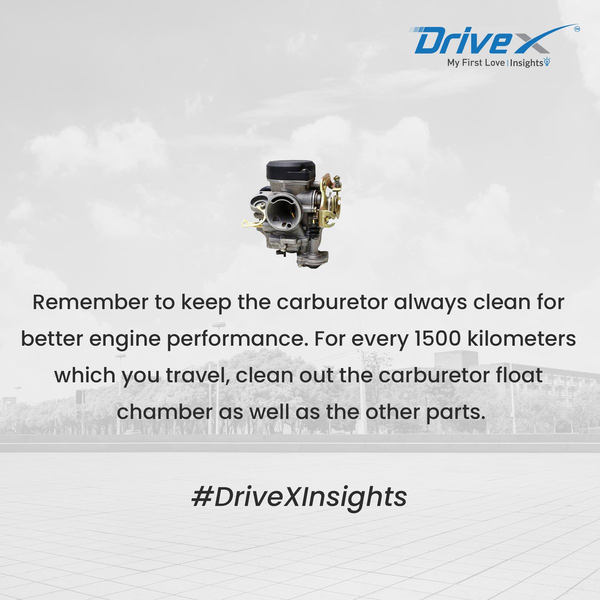 the_drivex's tweet photo. Remember to keep the carburetor always clean for better engine performance. For every 1500 kilometers which you travel, clean out the carburetor float chamber as well as the other parts.
#Drivex #engine #enginetips #DriveXInsights #BikeTips #MaintainanceTips https://t.co/q35H3eWVZc