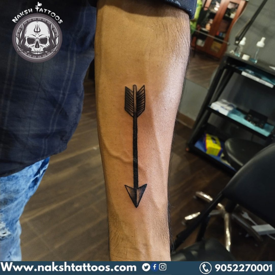 Geometric Arrows Temporary Tattoo Set | Tattoo Icon – TattooIcon