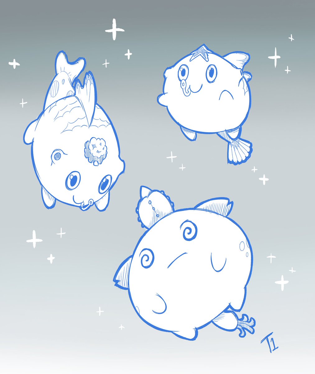 t1ntaliri's tweet photo. Made a sketch of my Axie team before

#AxieInfinity #axieinfinityfanart #digiart #t1ntaliri https://t.co/uQBXaaxUSq