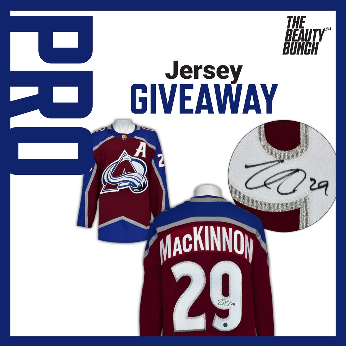 ๐๐๐ ๐ฝ๐๐๐ช๐ฉ๐ฎ ๐ฝ๐ช๐ฃ๐๐ (@beautybunchnft) on Twitter photo Ok here we go! We're super excited to giveaway a signed <a href="/Mackinnon9/">Nathan Mackinnon</a> / <a href="/Avalanche/">Colorado Avalanche</a> Jersey. Contest ends Sunday at 5PM EST.
To enter
๐ Follow us & <a href="/benbeauchemin/">Ben Beau</a>
๐ Like & RT this post
๐ Tag 2 frens
๐ Join our Discord ยป discord.gg/thebeautybunch
#hockey #hockeylife #NFTGiveaways Ok here we go! We're super excited to giveaway a signed <a href="/Mackinnon9/">Nathan Mackinnon</a> / <a href="/Avalanche/">Colorado Avalanche</a> Jersey. Contest ends Sunday at 5PM EST.
To enter
๐ Follow us & <a href="/benbeauchemin/">Ben Beau</a>
๐ Like & RT this post
๐ Tag 2 frens
๐ Join our Discord ยป discord.gg/thebeautybunch
#hockey #hockeylife #NFTGiveaways